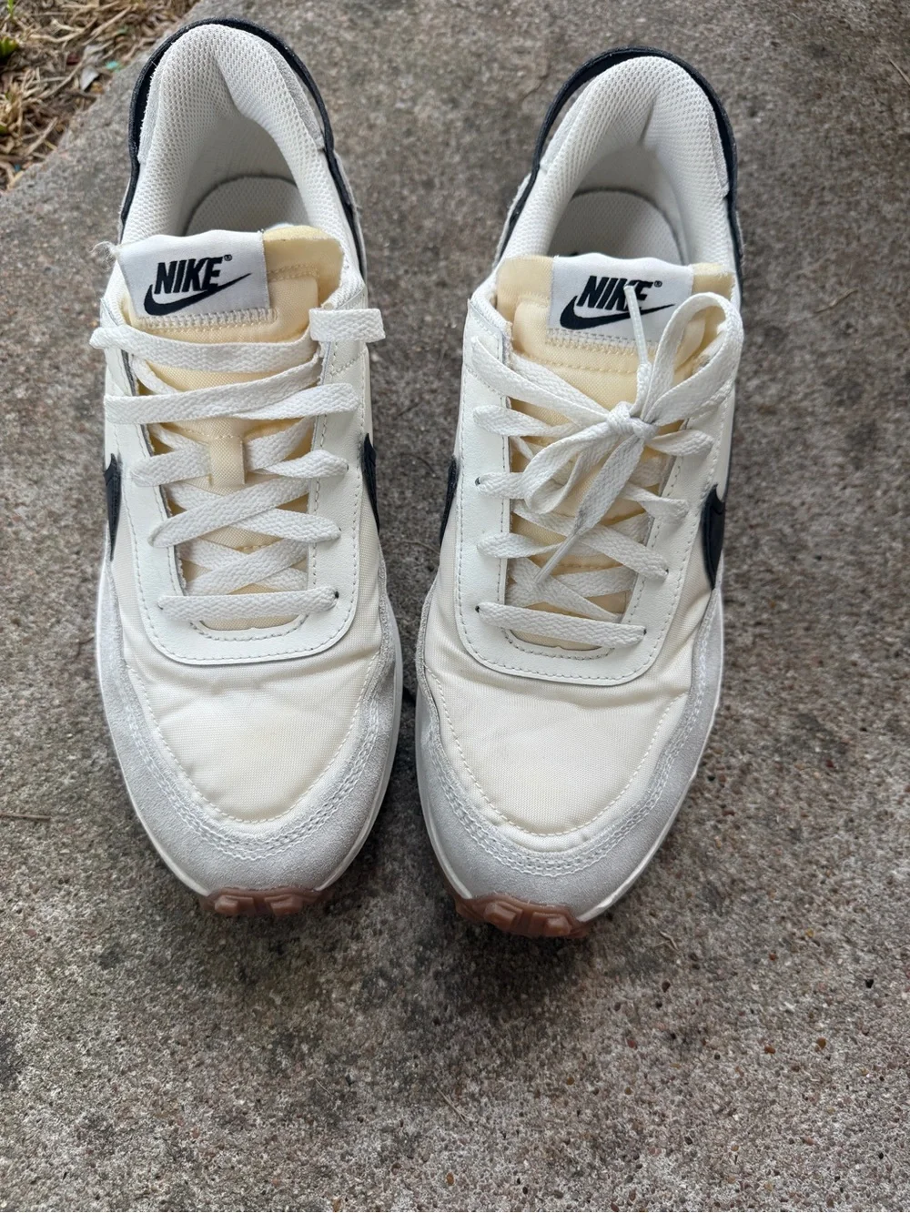 Nike Women's Retro Runner Sneakers in White, Black, and Gum